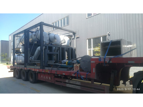 寧夏1T撬裝式三效蒸發器發貨圖片